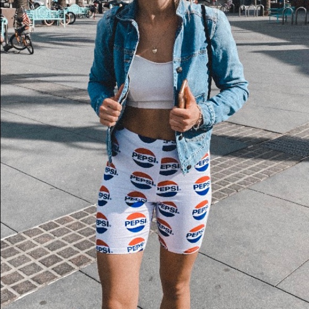 PEPSI biker shorts